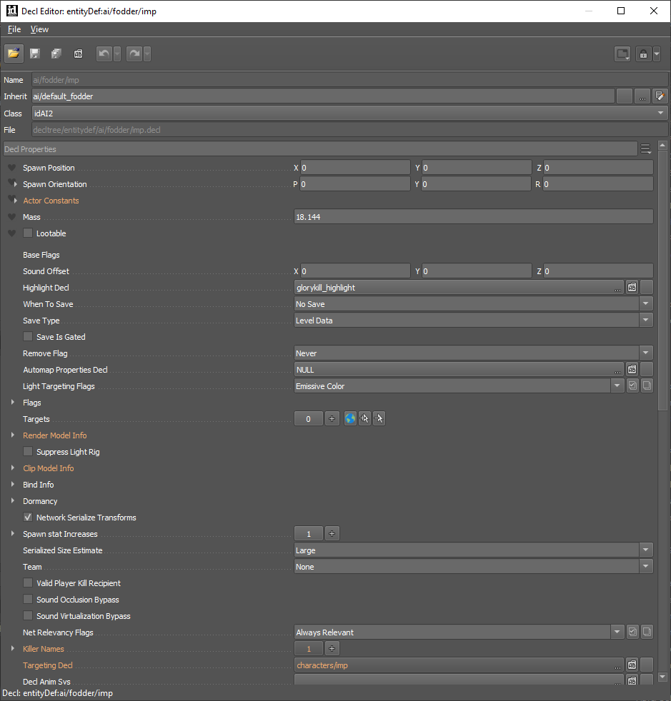 decl editor interface