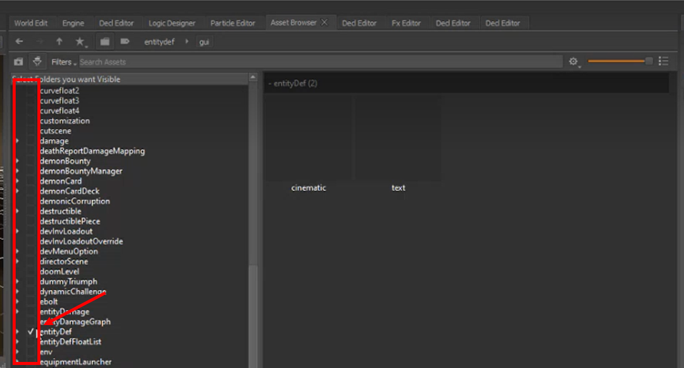 folder filtering step 2