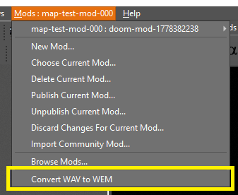 Convert to Wem 1