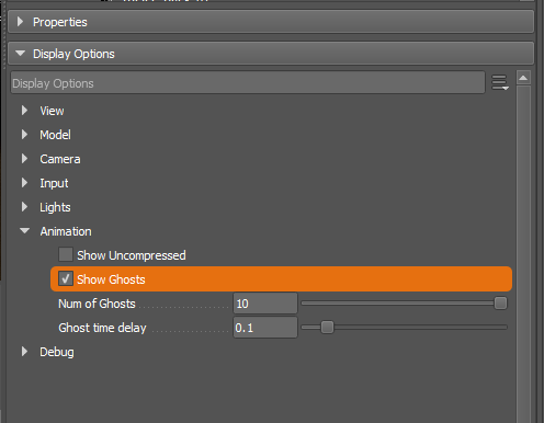 Animation ghosting step 2