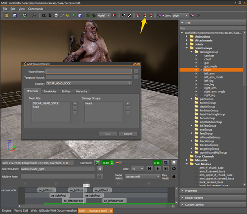 Edit gore container step 6