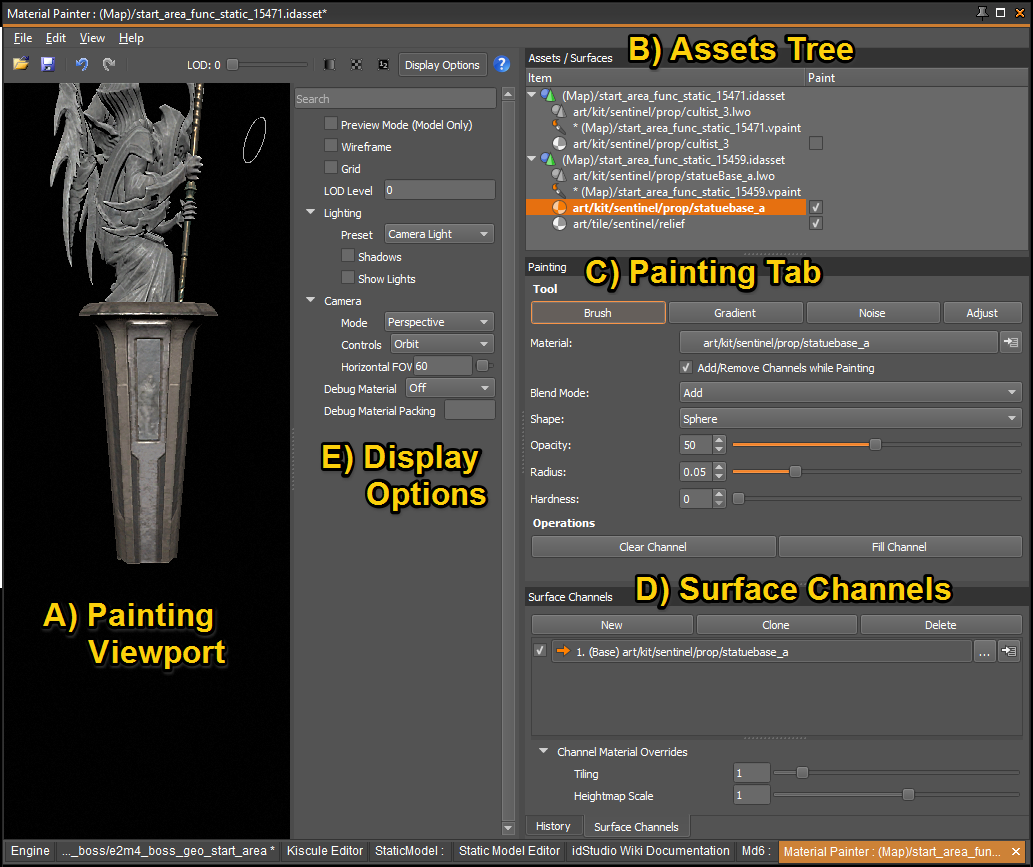 mat painter interface