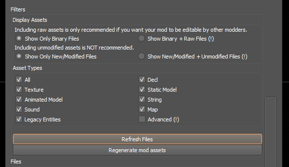 mod packer filter