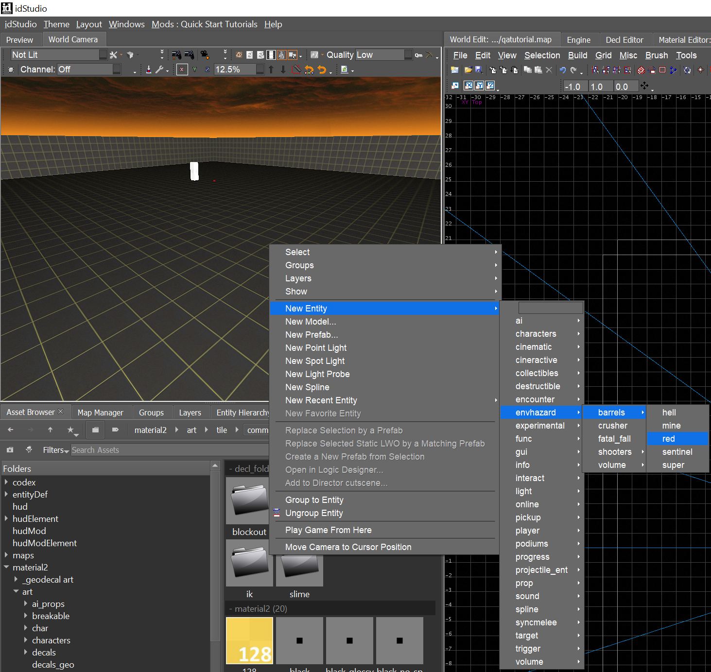 placing entities step 3