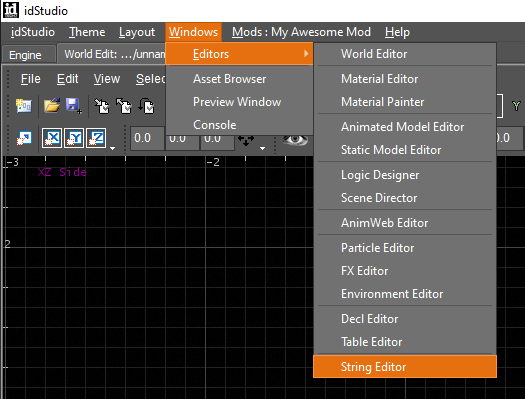 string editor 1